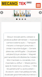 Mobile Screenshot of mecanotek.ro